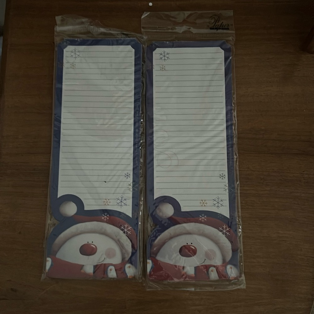 Snowman note pads